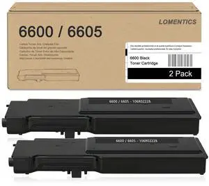 Phaser 6600/WorkCentre 6605 High Capacity Toner Cartridge (Black,2 Pack)- Loets 106R02228 Toner Cartridge Replacement for Xerox Phaser 6600 6600N 6600DN WorkCentre 6605N 6605DN Printer Phaser 6600/WorkCentre 6605 High Capacity Toner Cartridge (Black,2 Pack)- Loets 106R02228 Toner Cartridge Replacement for Xerox Phaser 6600 6600N 6600DN WorkCentre 6605N 6605DN Printer