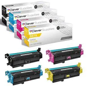 CS Replacement Toner Cartridge Compatible with HP M570dn Color PRO 500 M570 M570DN M570DW M551XH Color Flow M575C CE400A Black CE401A Cyan CE402A Yellow CE403A Magenta 4 Color Set CS Replacement Toner Cartridge Compatible with HP M570dn Color PRO 500 M570 M570DN M570DW M551XH Color Flow M575C CE400A Black CE401A Cyan CE402A Yellow CE403A Magenta 4 Color Set