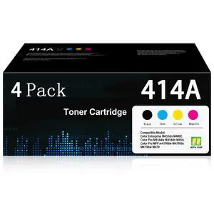 414A 414X Toner Cartridges Replacement for HP 414A Toner Cartridges 4 Pack for Color Pro MFP M479fdw M454dw M454dn M455dn M479fdn Printer | W2020A W2021A W2022A W2023A 414A 414X Toner Cartridges Replacement for HP 414A Toner Cartridges 4 Pack for Color Pro MFP M479fdw M454dw M454dn M455dn M479fdn Printer | W2020A W2021A W2022A W2023A