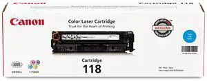 2661B001 (118) Toner Cartridge, Cyan - in Retail Packaging 2661B001 (118) Toner Cartridge, Cyan - in Retail Packaging