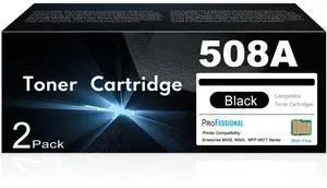 508A CF360A Black Toner Cartridges (2-Pack) Replacement for HP 508A Black Toner Cartridge Works with LaserJet Enterprise M553 M552 553 MFP M577 Series Printer Toner Ink 508A CF360A Black Toner Cartridges (2-Pack) Replacement for HP 508A Black Toner Cartridge Works with LaserJet Enterprise M553 M552 553 MFP M577 Series Printer Toner Ink