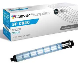 CS Replacement Toner Cartridge Compatible with Ricoh SP C840 821258 Cyan Aficio SP C840 C842 Toner Cartridge Cyan CS Replacement Toner Cartridge Compatible with Ricoh SP C840 821258 Cyan Aficio SP C840 C842 Toner Cartridge Cyan