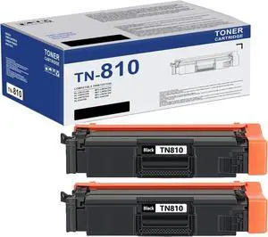 TN810BK Toner Cartridge Replacement for Brother TN810 TN-810 TN810XLBK TN-810XL Works with MFC-L9610CDN HL-L9410CDN HL-L9470CDN (2-Pack, Black) TN810BK Toner Cartridge Replacement for Brother TN810 TN-810 TN810XLBK TN-810XL Works with MFC-L9610CDN HL-L9410CDN HL-L9470CDN (2-Pack, Black)