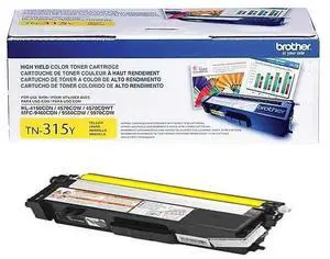TN315Y High Yield Toner Cartridge - Yellow - Laser - 3500 - 1 Each TN315Y High Yield Toner Cartridge - Yellow - Laser - 3500 - 1 Each