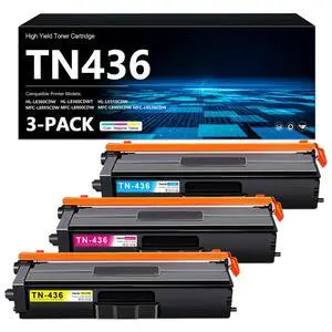 TN-436 TN436 Toner Cartridge 3-Color Super High Yield Replacement for Brother TN436 TN436C TN436M TN436Y TN-436 Toner Compatible with HL-L8360CDW HL-L8360CDWT HL-L9310CDW MFC-L8905CDW MFC-L9570CDW TN-436 TN436 Toner Cartridge 3-Color Super High Yield Replacement for Brother TN436 TN436C TN436M TN436Y TN-436 Toner Compatible with HL-L8360CDW HL-L8360CDWT HL-L9310CDW MFC-L8905CDW MFC-L9570CDW