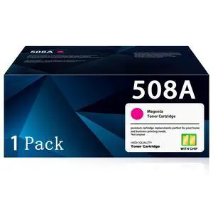 508A Toner Cartridge Magenta (1-Pack): Compatible Replacement for HP 508X 508A Laser Jet M553 M552 553 MFP M577 Series Printer |with Chip - CF363A CF363X Ink 508A Toner Cartridge Magenta (1-Pack): Compatible Replacement for HP 508X 508A Laser Jet M553 M552 553 MFP M577 Series Printer |with Chip - CF363A CF363X Ink