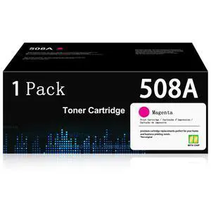 508A Magenta Toner Cartridges with Chip: Compatible with HP 508A CF363A Laser Jet M553 M552 M577 Series Enterprise M553 M553dn M553n M553X (CF363A 508X CF363X) 508A Magenta Toner Cartridges with Chip: Compatible with HP 508A CF363A Laser Jet M553 M552 M577 Series Enterprise M553 M553dn M553n M553X (CF363A 508X CF363X)