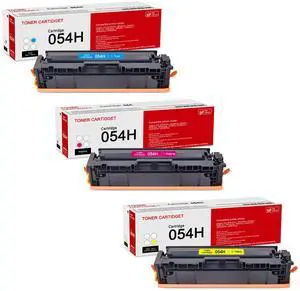 3 Pack 054H C/M/Y Toner Cartridge: Compatible CRG 054H Replacement for Canon 054H CRG-054H for Canon imageCLASS MF642Cdw MF644Cdw MF640C MF641Cw MF643Cdw MF645Cx LBP621Cw LBP622Cdw LBP623Cdw Printer 3 Pack 054H C/M/Y Toner Cartridge: Compatible CRG 054H Replacement for Canon 054H CRG-054H for Canon imageCLASS MF642Cdw MF644Cdw MF640C MF641Cw MF643Cdw MF645Cx LBP621Cw LBP622Cdw LBP623Cdw Printer