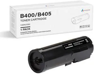B400 B405 Toner Cartridge High Yield Set: 106R03582 Replacement for Xerox Versalink B400 B405 B400DN B400N B405N B405DN Printer(1 Pack, Black, 14,400 Pages) B400 B405 Toner Cartridge High Yield Set: 106R03582 Replacement for Xerox Versalink B400 B405 B400DN B400N B405N B405DN Printer(1 Pack, Black, 14,400 Pages)