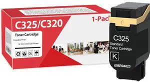 006R04823 Toner Cartridge Compatible for C325 C320 Toner Cartridge Works for C325 C320 Color Printers (1-Black) 006R04823 Toner Cartridge Compatible for C325 C320 Toner Cartridge Works for C325 C320 Color Printers (1-Black)