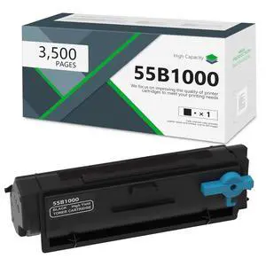 55B1000 Black Toner Cartridge 55B1000 High Yield Toner Cartridge Replacement for Lexmark MS331dn MS431dn MS431dw MX331adn MX431adn MX431adw Printer (1-Pack, 3500 Pages) 55B1000 Black Toner Cartridge 55B1000 High Yield Toner Cartridge Replacement for Lexmark MS331dn MS431dn MS431dw MX331adn MX431adn MX431adw Printer (1-Pack, 3500 Pages)