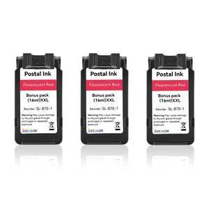 SL-870-1 Red Ink Cartridge Fluorescent Red Ink | Replacement for The PB New SendPro Mailstation Postage Meter Machine(CSD1)3Pack SL-870-1 Red Ink Cartridge Fluorescent Red Ink | Replacement for The PB New SendPro Mailstation Postage Meter Machine(CSD1)3Pack