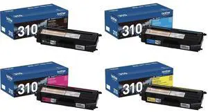 HL-4570CDW 4-Color Toner Cartridge Set, Black Cyan Magenta & Yellow, TN310 HL-4570CDW 4-Color Toner Cartridge Set, Black Cyan Magenta & Yellow, TN310