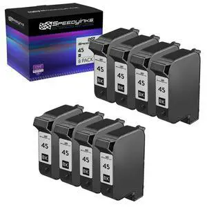 Remanufactured Ink Replacement for HP 45 (Black, 8-Pack) Remanufactured Ink Replacement for HP 45 (Black, 8-Pack)