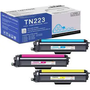 3 Pack TN223 C/M/Y Toner Cartridge High Yield Compatible TN223 Replacement for Brother MFC-L3770CDW L3710CW L3750CDW HL-3210CW 3270CDW 3290CDW DCP-L3510CDW L3550CDW Printer 3 Pack TN223 C/M/Y Toner Cartridge High Yield Compatible TN223 Replacement for Brother MFC-L3770CDW L3710CW L3750CDW HL-3210CW 3270CDW 3290CDW DCP-L3510CDW L3550CDW Printer