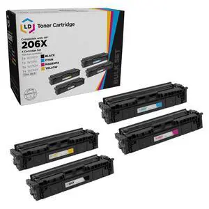 Products Compatible Toner Cartridge Replacement Compatible HP 206X High Yie Set of 4 (Black, Cyan, Magenta, Yellow) Compatible with Color LaserJet M255dw, M283cdw, M283fdw Products Compatible Toner Cartridge Replacement Compatible HP 206X High Yie Set of 4 (Black, Cyan, Magenta, Yellow) Compatible with Color LaserJet M255dw, M283cdw, M283fdw