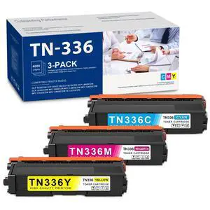 (3-Pack,C/M/Y) TN-336 TN336 Toner Cartridges Compatible TN336C TN336M TN336Y Toner Cartridge Replacement for Brother TN336 MFC-L8850CDW HL-L8350CDW/CDWT DCP-9055CDN Series Printer - by SAO (3-Pack,C/M/Y) TN-336 TN336 Toner Cartridges Compatible TN336C TN336M TN336Y Toner Cartridge Replacement for Brother TN336 MFC-L8850CDW HL-L8350CDW/CDWT DCP-9055CDN Series Printer - by SAO