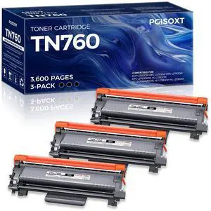 High Yield TN760 Toner Cartridge Compatible 3 Pack TN-760 Black Replacement for TN760 TN-760 for DCP-L2550DW MFC-L2710DW L2750DW L2750DWXL HL-L2350DW L2370DW L2390DW L2395DW Printer High Yield TN760 Toner Cartridge Compatible 3 Pack TN-760 Black Replacement for TN760 TN-760 for DCP-L2550DW MFC-L2710DW L2750DW L2750DWXL HL-L2350DW L2370DW L2390DW L2395DW Printer