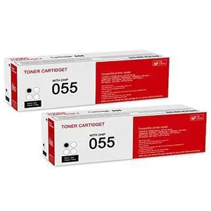 2 Pack 055 3016C001 Black Toner Cartridge: Compatible CRG-055 Replacement for Canon i-SENSYS LBP660 MF740 Series ImageClass LBP660C LBP664Cdw LBP664Cx MF740C MF741Cdw MF743Cdw MF746Cdw Series Printer 2 Pack 055 3016C001 Black Toner Cartridge: Compatible CRG-055 Replacement for Canon i-SENSYS LBP660 MF740 Series ImageClass LBP660C LBP664Cdw LBP664Cx MF740C MF741Cdw MF743Cdw MF746Cdw Series Printer