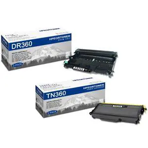 1 PK DR360 Drum & 1 PK TN360 Toner Cartridge Compatible DR360 TN360 Replacement for Brother DCP-7030 DCP-7040 HL-2120 HL-2125 HL-2140 HL-2150 HL-2170 MFC-7040 MFC-7320 MFC-7440 MFC-7840 Printer 1 PK DR360 Drum & 1 PK TN360 Toner Cartridge Compatible DR360 TN360 Replacement for Brother DCP-7030 DCP-7040 HL-2120 HL-2125 HL-2140 HL-2150 HL-2170 MFC-7040 MFC-7320 MFC-7440 MFC-7840 Printer
