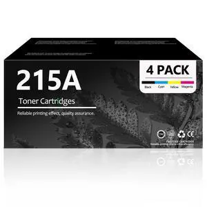 215A Toner Cartridge Replacement for HP 215A Toner Cartridges 4 Pack, Work with HP Color LaserJet Pro MFP M183fw; M182n; M182nw; M155a; M155nw Printers (with Chip, BK/C/M/Y) 215A Toner Cartridge Replacement for HP 215A Toner Cartridges 4 Pack, Work with HP Color LaserJet Pro MFP M183fw; M182n; M182nw; M155a; M155nw Printers (with Chip, BK/C/M/Y)