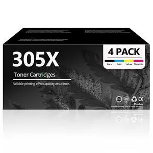 305X Toner Cartridges 4 Pack (with Chip) Compatible Replacement for HP 312A 312X for Color Laser Pro 300 M351 M375nw Pro 400 M451nw M451dn M451dw M475dw M475dn Printer Ink (B/C/M/Y) 305X Toner Cartridges 4 Pack (with Chip) Compatible Replacement for HP 312A 312X for Color Laser Pro 300 M351 M375nw Pro 400 M451nw M451dn M451dw M475dw M475dn Printer Ink (B/C/M/Y)