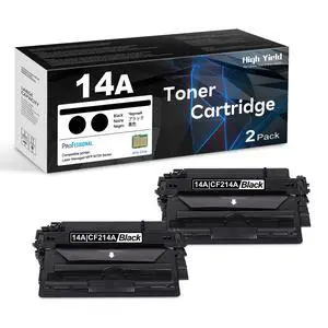 14A Black Toner Cartridge 2-Pack with Chip: Replacement for HP 14A Toner Cartridge CF214A 14X CF214X Works with Laser Enterprise M712 M712n M712xh M712dn M725 M725x M725f M725z M725dn Series Printer 14A Black Toner Cartridge 2-Pack with Chip: Replacement for HP 14A Toner Cartridge CF214A 14X CF214X Works with Laser Enterprise M712 M712n M712xh M712dn M725 M725x M725f M725z M725dn Series Printer