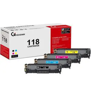 4 Pack 118 2662B001 2661B001 2660B001 2659B001 BK/C/M/Y Toner Cartridge with Chip CRG-118 Compatible Replacement for Canon ImageClass MF8380Cdw MF722Cw MF727CDW MF722Cw LBP7200C LBP7600C Printer 4 Pack 118 2662B001 2661B001 2660B001 2659B001 BK/C/M/Y Toner Cartridge with Chip CRG-118 Compatible Replacement for Canon ImageClass MF8380Cdw MF722Cw MF727CDW MF722Cw LBP7200C LBP7600C Printer
