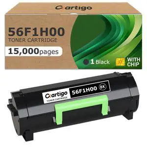 56F1H00 Black High Yield Toner Cartridge 1 Pack Compatible with Lexmark MS321 MS421 MS521 MS621 MS622 MX321 MX421 MX521 MX522 MX622 Laser Printer (15,000 Pages) 56F1H00 Black High Yield Toner Cartridge 1 Pack Compatible with Lexmark MS321 MS421 MS521 MS621 MS622 MX321 MX421 MX521 MX522 MX622 Laser Printer (15,000 Pages)