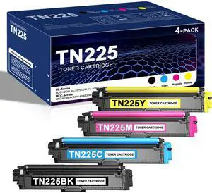TN225 Toner Cartridges 4-pack(1Black/1Cyan/1Magenta/1Yellow) Replacement for Brother TN-225 TN221 Toner Cartridges Work with HL-3170cdw HL-3140CW HL-3180CDW MFC-9130CW MFC-9330CDW MFC-9340CDW Printers TN225 Toner Cartridges 4-pack(1Black/1Cyan/1Magenta/1Yellow) Replacement for Brother TN-225 TN221 Toner Cartridges Work with HL-3170cdw HL-3140CW HL-3180CDW MFC-9130CW MFC-9330CDW MFC-9340CDW Printers