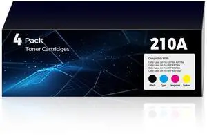 210A Toner Cartridge Color Laser Jet MFP 4301fdw Compatible for HP 210A 210X Toner Cartridges 4 Pack for HP210A HP210X Work With Color Laser Jet Pro MFP 4301fdw 4301dw 4301fdn 4201dw 4201dn Printer 210A Toner Cartridge Color Laser Jet MFP 4301fdw Compatible for HP 210A 210X Toner Cartridges 4 Pack for HP210A HP210X Work With Color Laser Jet Pro MFP 4301fdw 4301dw 4301fdn 4201dw 4201dn Printer
