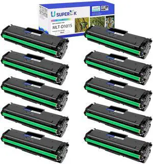 10 Pack Compatible Black Toner Cartridge Replacement for Samsung MLT-D101S MLTD101S D101S 101S Work with ML-2166W ML-2160 ML-2165 SCX-3405W ML-2165W SCX-3405FW SCX-3400 Printer 10 Pack Compatible Black Toner Cartridge Replacement for Samsung MLT-D101S MLTD101S D101S 101S Work with ML-2166W ML-2160 ML-2165 SCX-3405W ML-2165W SCX-3405FW SCX-3400 Printer
