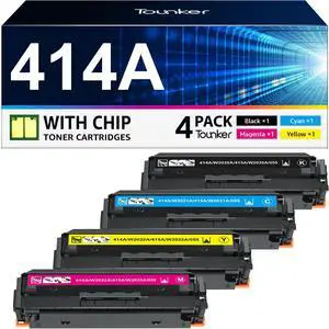 Toner Cartridge Replacement for HP 414A (Black, Yellow, Cyan, Magenta) Toner Cartridge Replacement for HP 414A (Black, Yellow, Cyan, Magenta)
