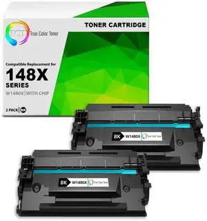 148X Toner Cartridge 2 Pack - Compatible Replacement for HP 148X W1480X Black High Yield for HP LaserJet Pro 4001 4001dn Printers (9,500 Pages) - Not Compatible with E-Suffix Models 148X Toner Cartridge 2 Pack - Compatible Replacement for HP 148X W1480X Black High Yield for HP LaserJet Pro 4001 4001dn Printers (9,500 Pages) - Not Compatible with E-Suffix Models