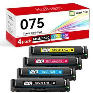 075 Toner Cartridges (with chip) 1500 Pages Compatible with Canon 075 075 H Toner Work for Canon Color Image Class MF662Cdw MF663Cdw MF665Cdw LBP646Cdw LBP647Cdw LBP640 MF660 Printer, 4-Pack 075 Toner Cartridges (with chip) 1500 Pages Compatible with Canon 075 075 H Toner Work for Canon Color Image Class MF662Cdw MF663Cdw MF665Cdw LBP646Cdw LBP647Cdw LBP640 MF660 Printer, 4-Pack