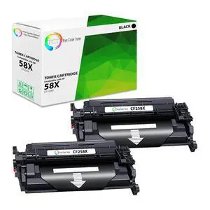 58X Toner Cartridge 2 Pack - Compatible Replacement for HP 58X CF258X Black High Yield Works with HP LaserJet Pro M404 M428 Printers (10,000 Pages) 58X Toner Cartridge 2 Pack - Compatible Replacement for HP 58X CF258X Black High Yield Works with HP LaserJet Pro M404 M428 Printers (10,000 Pages)