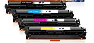 414A Toner Cartridges 4 Pack Replacement for HP 414A 414X Work with HP Color LaserJet Pro MFP M454dw M479fdw M479fdn M454dn Printer(Black Cyan Magenta Yellow, with Chip) 414A Toner Cartridges 4 Pack Replacement for HP 414A 414X Work with HP Color LaserJet Pro MFP M454dw M479fdw M479fdn M454dn Printer(Black Cyan Magenta Yellow, with Chip)
