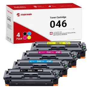 046 Toner Cartridges 4 Pack Replacement for Canon 046 for Color ImageCLASS MF733Cdw MF731Cdw MF735Cdw LBP654Cdw MF733 MF731 Printer (Black Cyan Magenta Yellow) 046 Toner Cartridges 4 Pack Replacement for Canon 046 for Color ImageCLASS MF733Cdw MF731Cdw MF735Cdw LBP654Cdw MF733 MF731 Printer (Black Cyan Magenta Yellow)