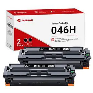 046H 2 Pack Black Toner Cartridges High Yield Replacement for Canon 046H 046 Color ImageCLASS MF733Cdw MF731Cdw MF735Cdw LBP654Cdw MF733 MF731 Printer 046H 2 Pack Black Toner Cartridges High Yield Replacement for Canon 046H 046 Color ImageCLASS MF733Cdw MF731Cdw MF735Cdw LBP654Cdw MF733 MF731 Printer