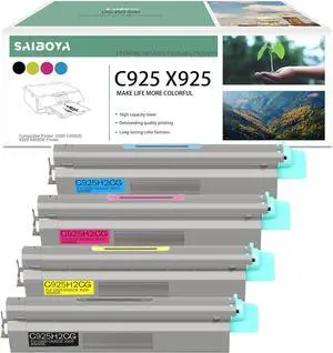 C925 X925 Remanufactured Toner Cartridge Black Cyan Magenta Yellow Replacement for C925 C925DE X925 X925DE.(C925H2KG C925H2CG C925H2MG C925H2YG) C925 X925 Remanufactured Toner Cartridge Black Cyan Magenta Yellow Replacement for C925 C925DE X925 X925DE.(C925H2KG C925H2CG C925H2MG C925H2YG)