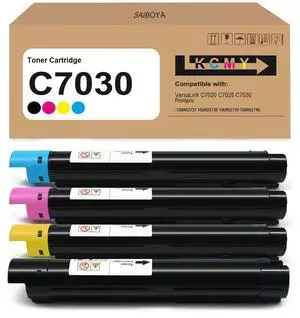C7020 C7025 C7030 High Yield Toner Cartridge Compatible Xerox VersaLink C7020 C7025 C7030 C7035 Printer-106R03737 106R03738 106R03739 106R03740 Toner (Black Magenta Cyan Yellow) C7020 C7025 C7030 High Yield Toner Cartridge Compatible Xerox VersaLink C7020 C7025 C7030 C7035 Printer-106R03737 106R03738 106R03739 106R03740 Toner (Black Magenta Cyan Yellow)