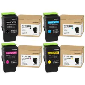 C310 C315 Toner Cartridge Set (4-Pack BK/C/M/Y) Replacement for Xerox 006R04356 006R04357 006R04358 006R04359 Toner for C310 C315 C310DNI C315DNI Printer C310 C315 Toner Cartridge Set (4-Pack BK/C/M/Y) Replacement for Xerox 006R04356 006R04357 006R04358 006R04359 Toner for C310 C315 C310DNI C315DNI Printer
