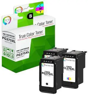 275XL 276XL Ink Cartridge 3 Pack - Compatible Replacement for Canon 275XL 276XL High Yield Works with Canon Pixma TR4720 TR4722 TS3520 TS3552 Printers (Black Tri-Color) 275XL 276XL Ink Cartridge 3 Pack - Compatible Replacement for Canon 275XL 276XL High Yield Works with Canon Pixma TR4720 TR4722 TS3520 TS3552 Printers (Black Tri-Color)