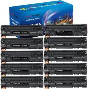 85A Black Toner Cartridge, CE285A Black Toner Cartridge P1102w Ink Cartridge Compatible for HP LaserJet Pro P1102w, M1132, M1212nf, M1214nfh, M1217nfw Printers-10 Pack 85A Black Toner Cartridge, CE285A Black Toner Cartridge P1102w Ink Cartridge Compatible for HP LaserJet Pro P1102w, M1132, M1212nf, M1214nfh, M1217nfw Printers-10 Pack