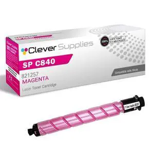 CS Replacement Toner Cartridge Compatible with Ricoh SP C840 821257 Magenta Aficio SP C840 C842 Toner Cartridge Magenta CS Replacement Toner Cartridge Compatible with Ricoh SP C840 821257 Magenta Aficio SP C840 C842 Toner Cartridge Magenta