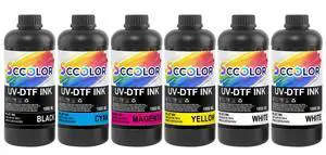 UV DTF Ink 1000ML for UV DTF Printer Printing on A B Films for i3200,i1600,L805,1390,DX4,DX5,DX6,DX7,DX10,TX800,XP600 Sticker Printer(1000ML 2 White,1 Black,1 Cyan,1 Magenta,1 Yellow) UV DTF Ink 1000ML for UV DTF Printer Printing on A B Films for i3200,i1600,L805,1390,DX4,DX5,DX6,DX7,DX10,TX800,XP600 Sticker Printer(1000ML 2 White,1 Black,1 Cyan,1 Magenta,1 Yellow)