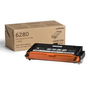 6280 Black High Capacity Toner Cartridge 1Pack (7,300 Pages) - Lovn Compatible 106R01395 Toner Cartridge Replacement for Xerox Phaser 6280 6280DN 6280N Printer 6280 Black High Capacity Toner Cartridge 1Pack (7,300 Pages) - Lovn Compatible 106R01395 Toner Cartridge Replacement for Xerox Phaser 6280 6280DN 6280N Printer