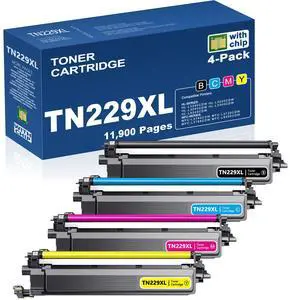 TN229XL Toner Cartridges 4 Pack MFC-l3780CDW Replacement for Brother TN229 TN-229XL Works with HL-L3280CDW MFC-L3720CDW HL-L3220CDW MFC-L3765CDW HL-L3300CDW Printer TN229XL Toner Cartridges 4 Pack MFC-l3780CDW Replacement for Brother TN229 TN-229XL Works with HL-L3280CDW MFC-L3720CDW HL-L3220CDW MFC-L3765CDW HL-L3300CDW Printer