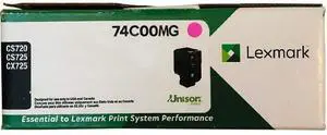 Magenta Return Program Toner Cartridge for US Government, 3000 Yield (74C00MG) Magenta Return Program Toner Cartridge for US Government, 3000 Yield (74C00MG)