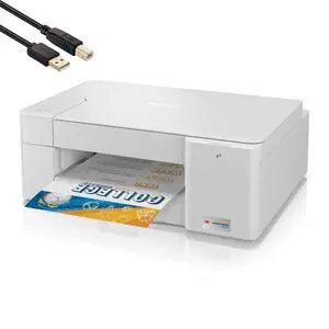 MFC-J1215W INKvestment Tank Wireless All-in-One Color Inkjet Printer for Home Office - Print, Copy, Scan - 16 ppm, 1200 x 600 dpi, Voice Control, 150 Sheets - BROAGE 4 Feet Printer Cable MFC-J1215W INKvestment Tank Wireless All-in-One Color Inkjet Printer for Home Office - Print, Copy, Scan - 16 ppm, 1200 x 600 dpi, Voice Control, 150 Sheets - BROAGE 4 Feet Printer Cable